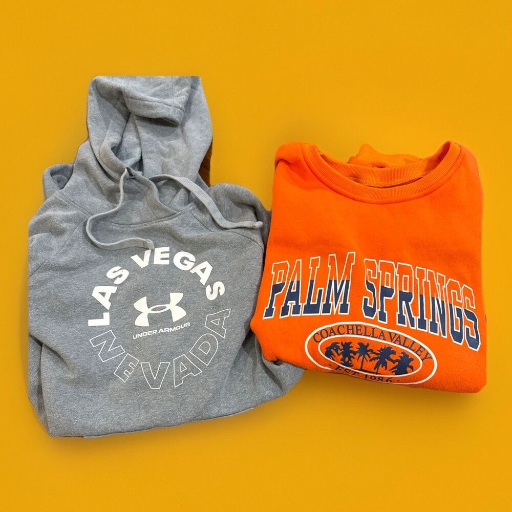 RESELLERS BUNDLE Two  (2) Women's Size Hoodie/Sweatshirt  Fair/Good Condition